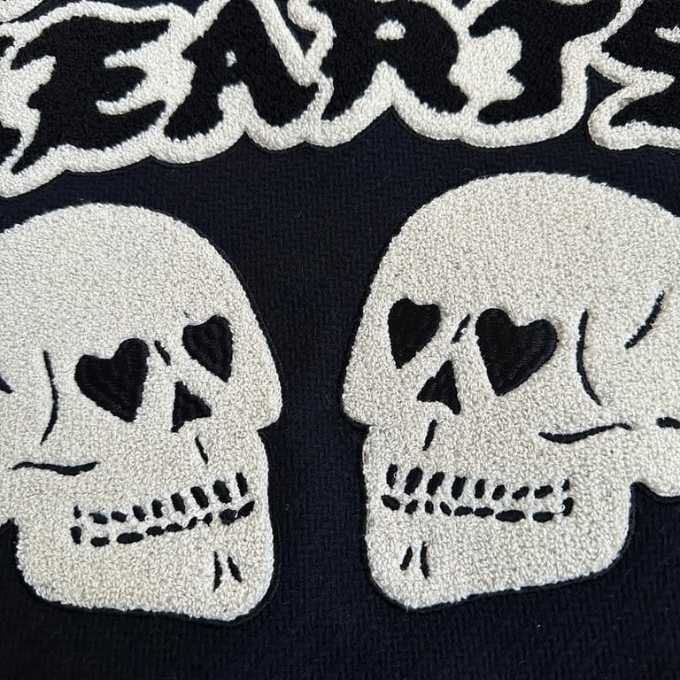 Broken Planet Varsity Jacket Black/White - 32
