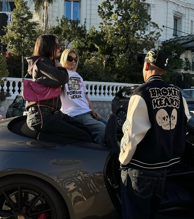Broken Planet Varsity Jacket Black/White - 37