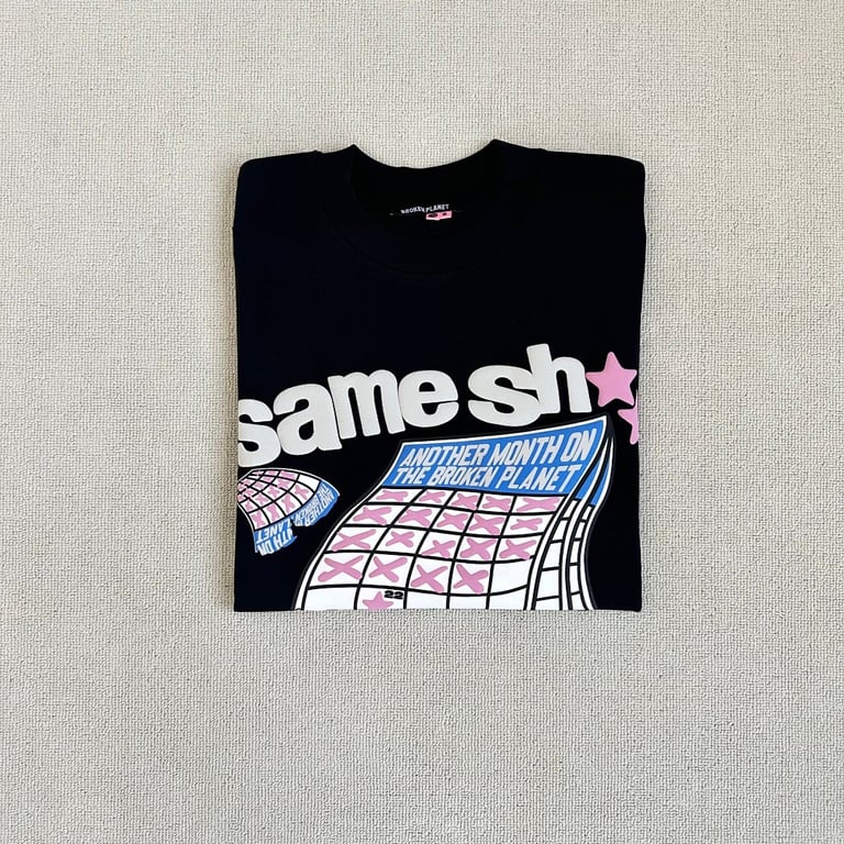 Broken Planet Same Sh** Different Day T-shirt - 6