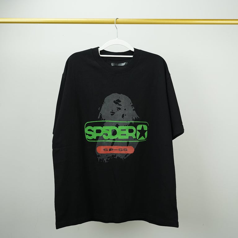 Sp5der Oversized Reunion Tee Black - 10
