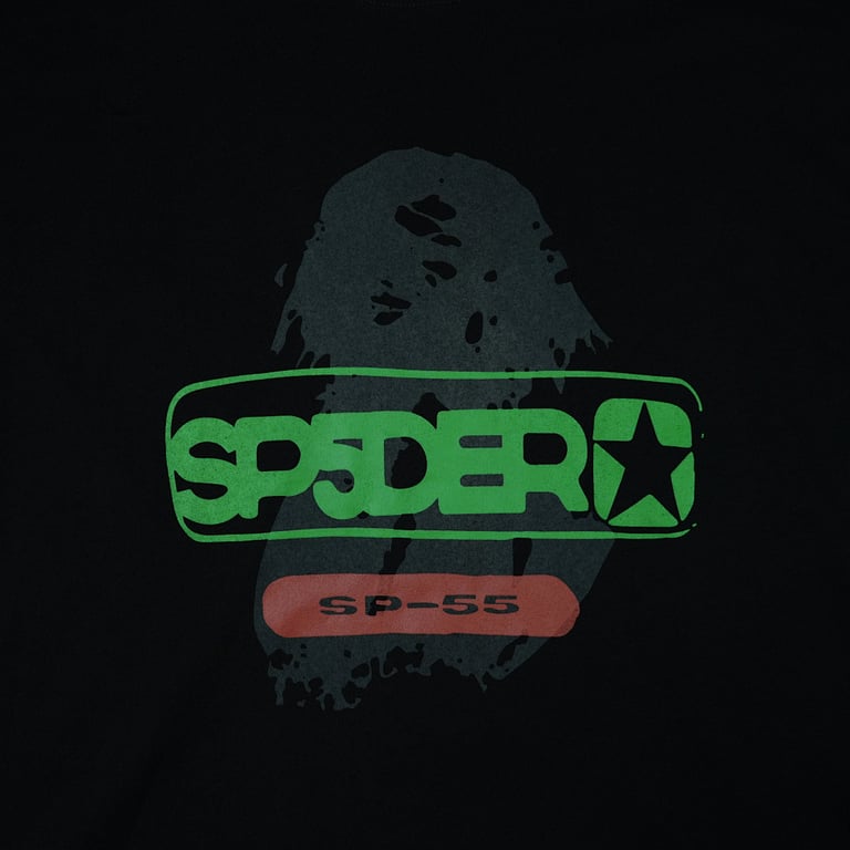 Sp5der Oversized Reunion Tee Black - 20