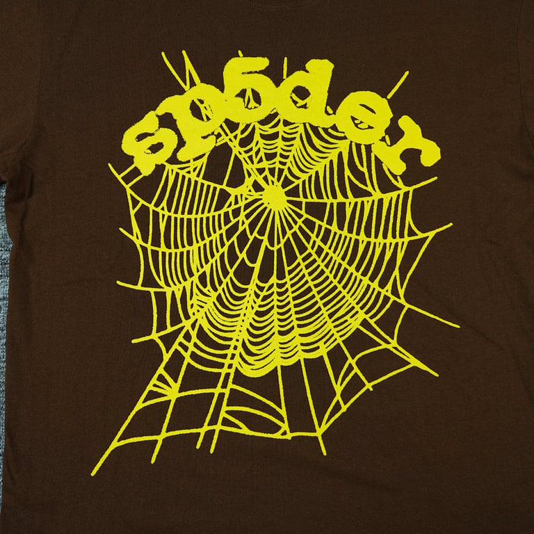 Sp5der OG Web Tee Brown - 14