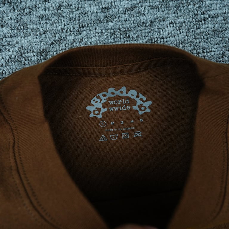 Sp5der OG Web Tee Brown - 16