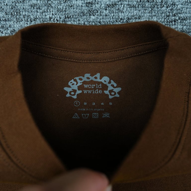 Sp5der OG Web Tee Brown - 17