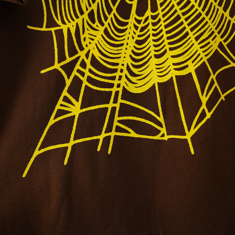 Sp5der OG Web Tee Brown - 4