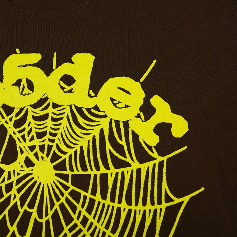 Sp5der OG Web Tee Brown - 21