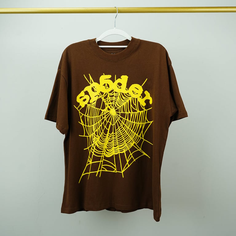 Sp5der OG Web Tee Brown - 2