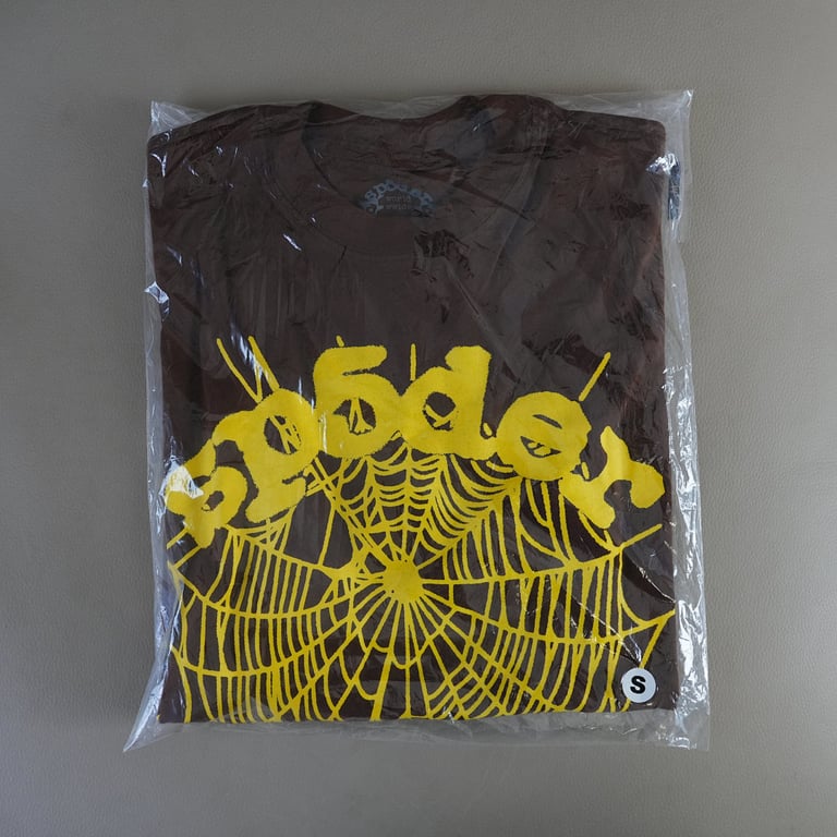 Sp5der OG Web Tee Brown - 9
