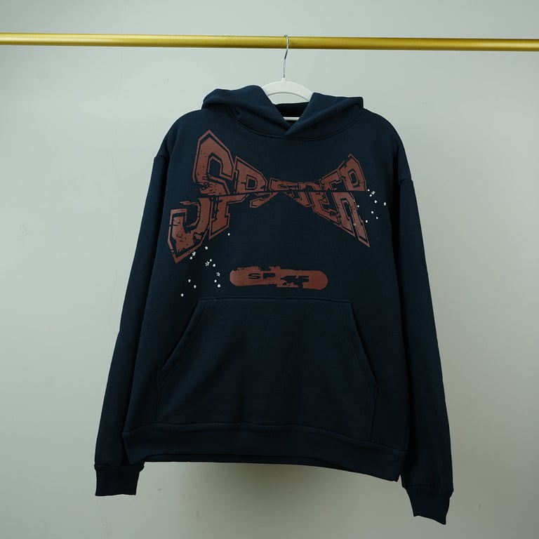 Sp5der Adult Hoodie Navy - 16