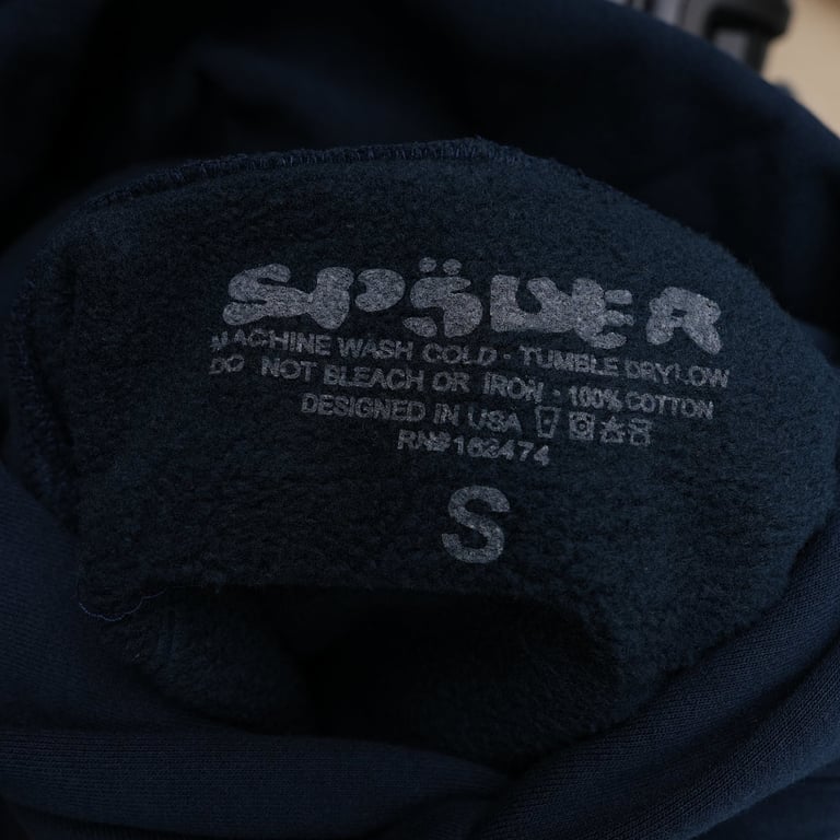 Sp5der Adult Hoodie Navy - 18