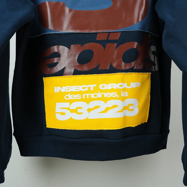 Sp5der Adult Hoodie Navy - 26