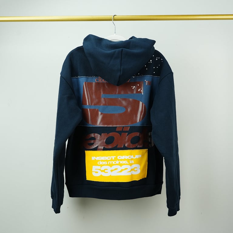 Sp5der Adult Hoodie Navy - 27