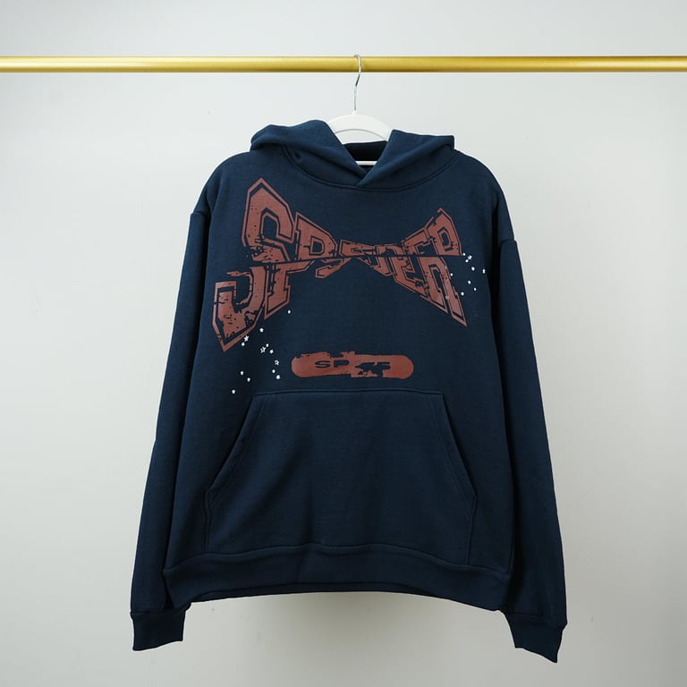 Sp5der Adult Hoodie Navy - 6