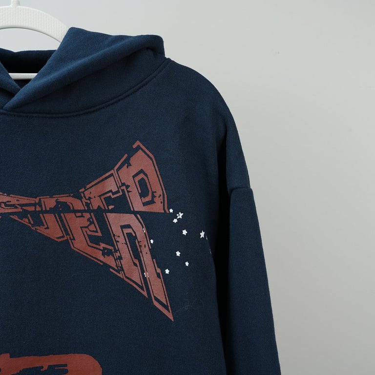 Sp5der Adult Hoodie Navy - 7