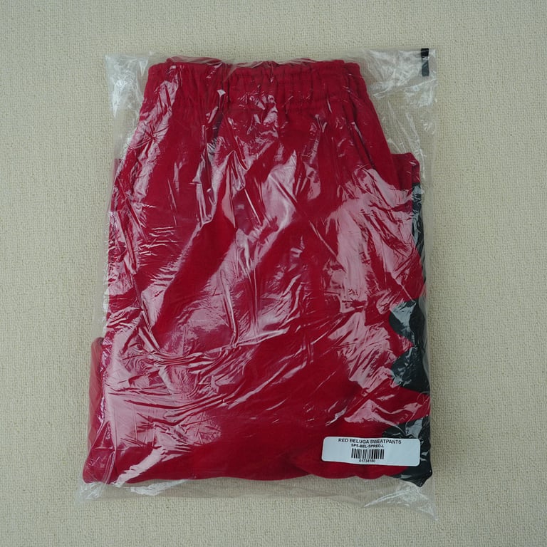 Sp5der Beluga Sweatpants Red - 2