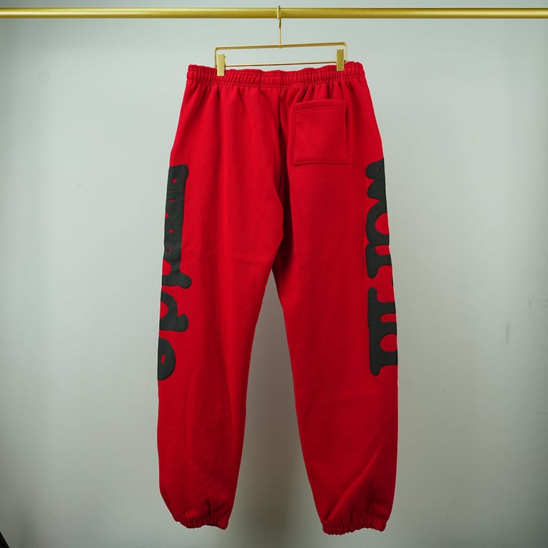 Sp5der Beluga Sweatpants Red - 12