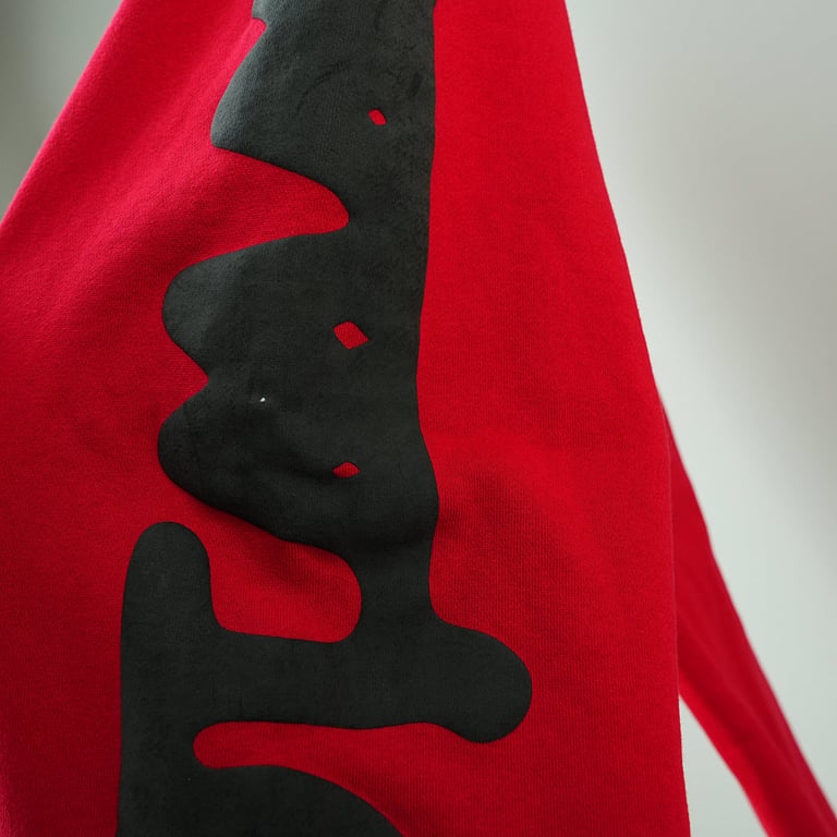 Sp5der Beluga Sweatpants Red - 14