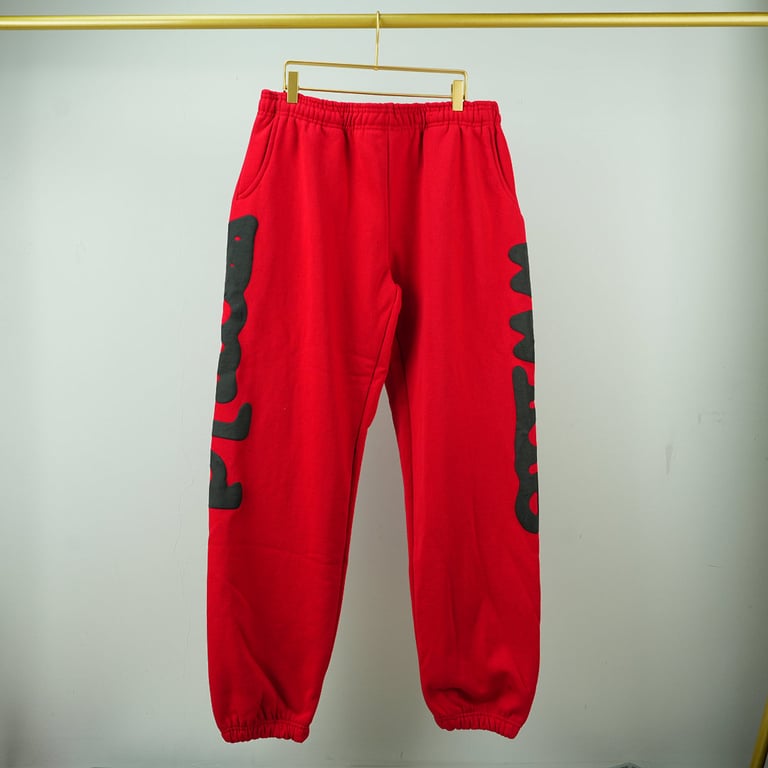 Sp5der Beluga Sweatpants Red - 3