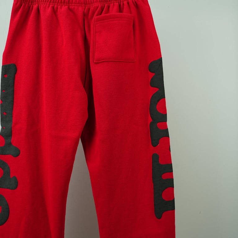 Sp5der Beluga Sweatpants Red - 9