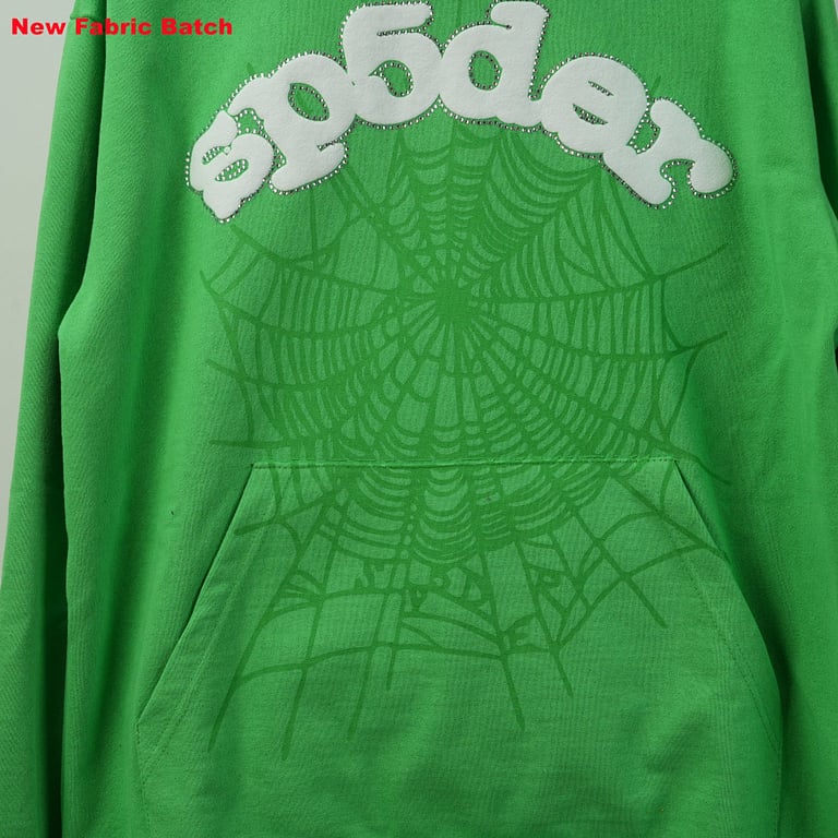 Sp5der Web Hoodie Green - 14
