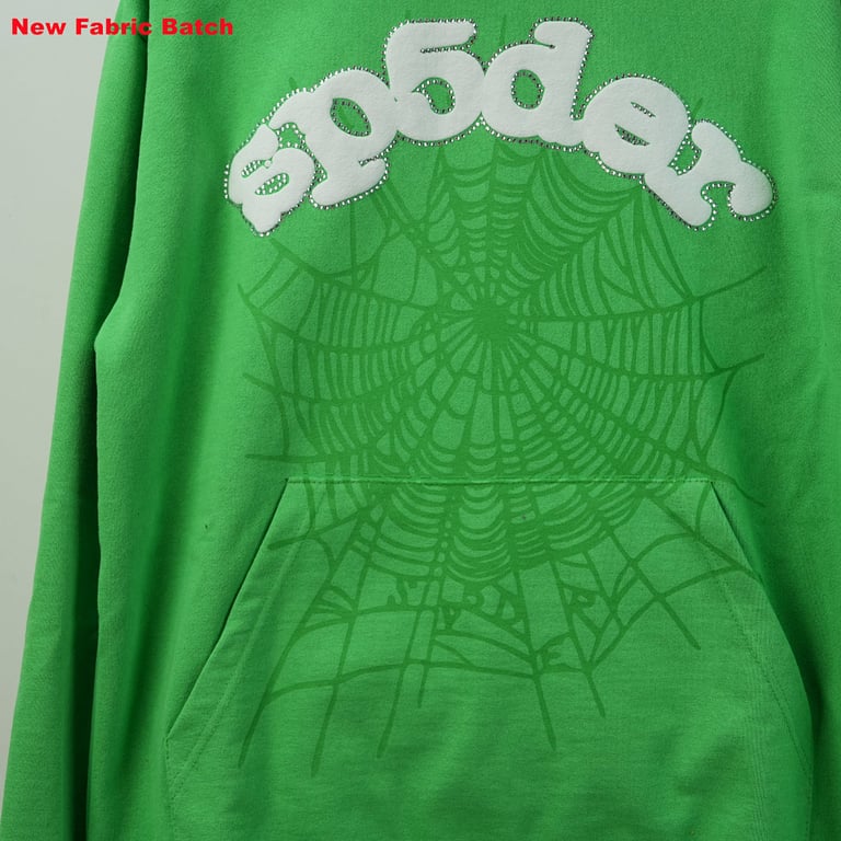 Sp5der Web Hoodie Green - 16