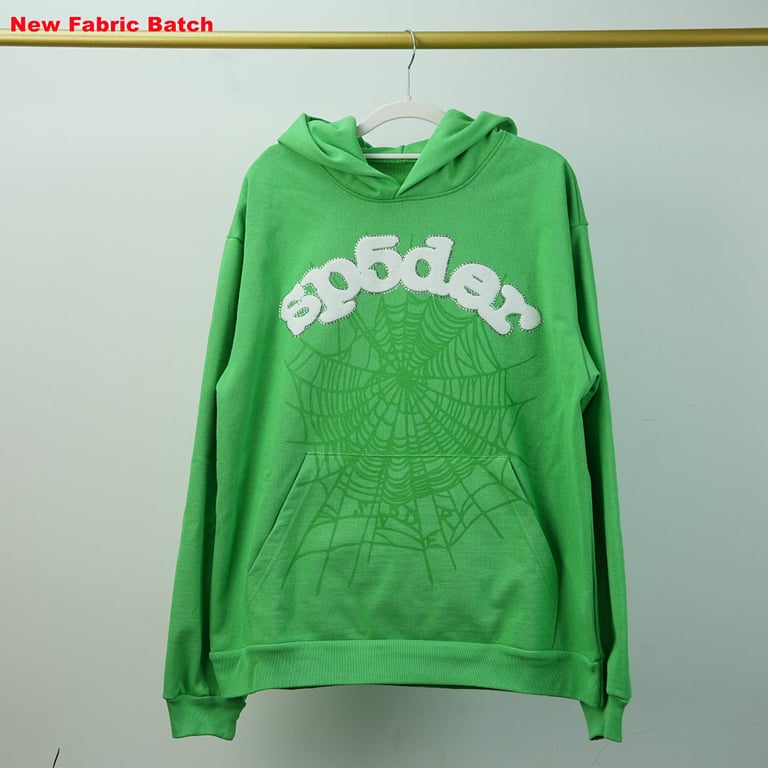 Sp5der Web Hoodie Green - 18