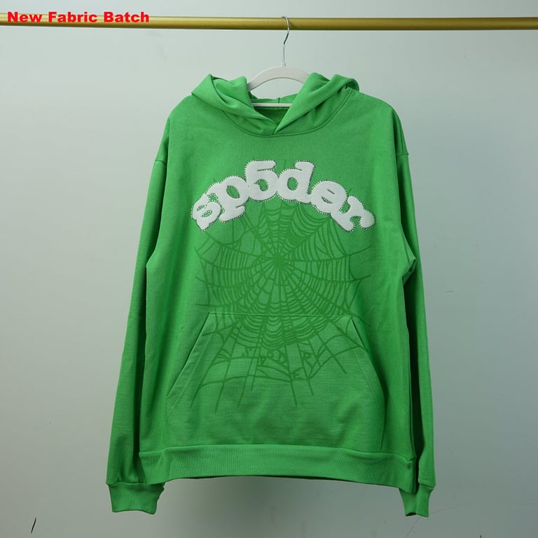 Sp5der Web Hoodie Green - 19