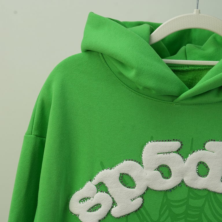 Sp5der Web Hoodie Green - 25