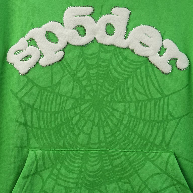 Sp5der Web Hoodie Green - 26