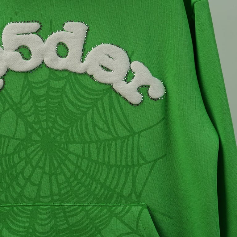 Sp5der Web Hoodie Green - 29