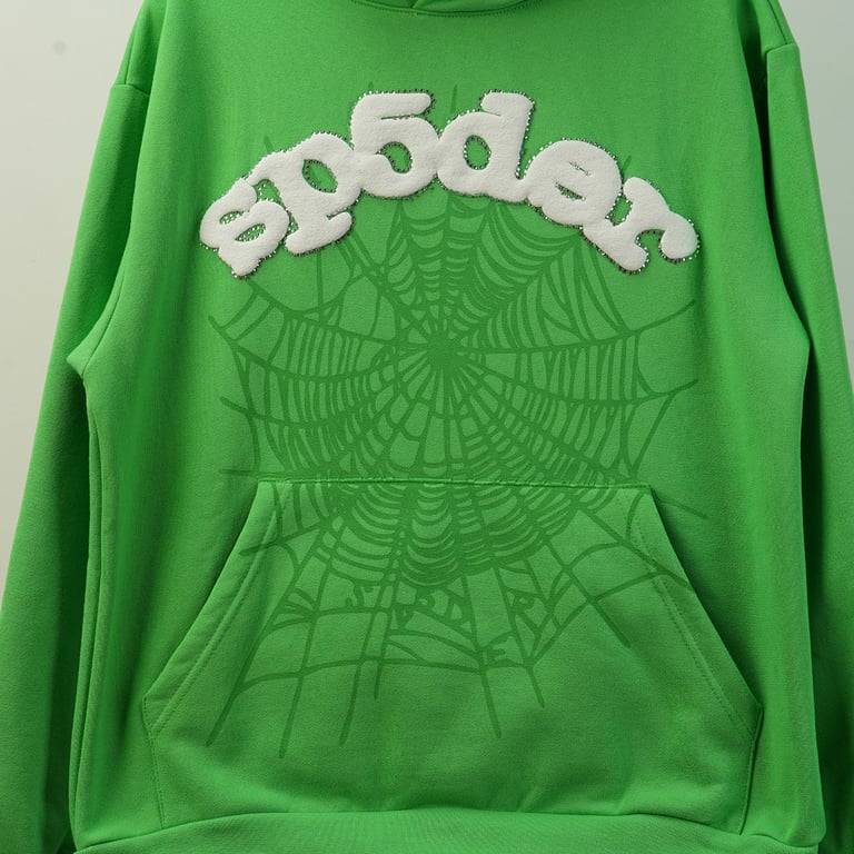 Sp5der Web Hoodie Green - 32