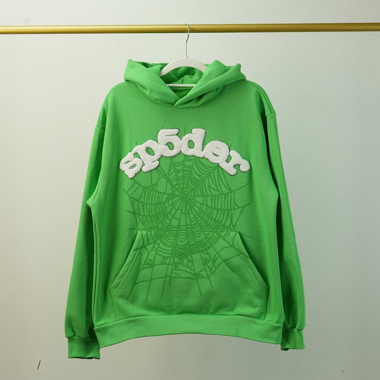 Sp5der Web Hoodie Green - 34