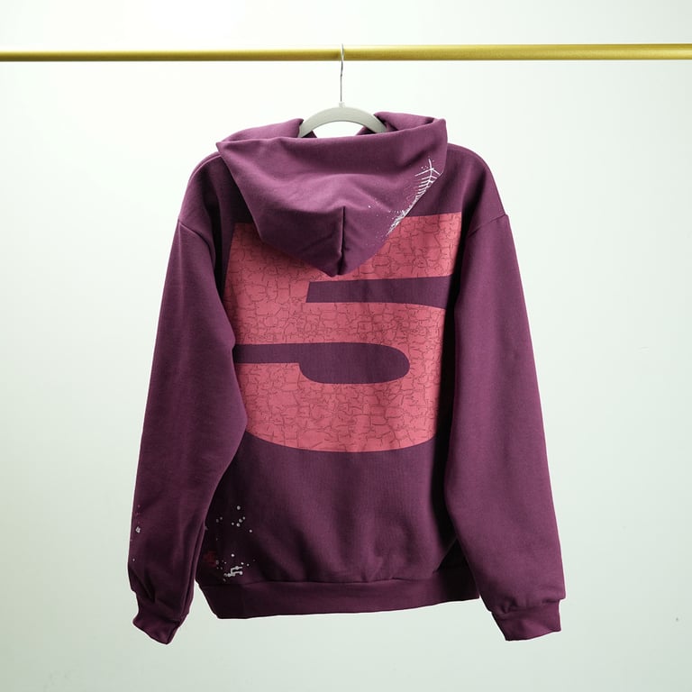 Sp5der Nocturnal Highway Hoodie Dark Purple - 19
