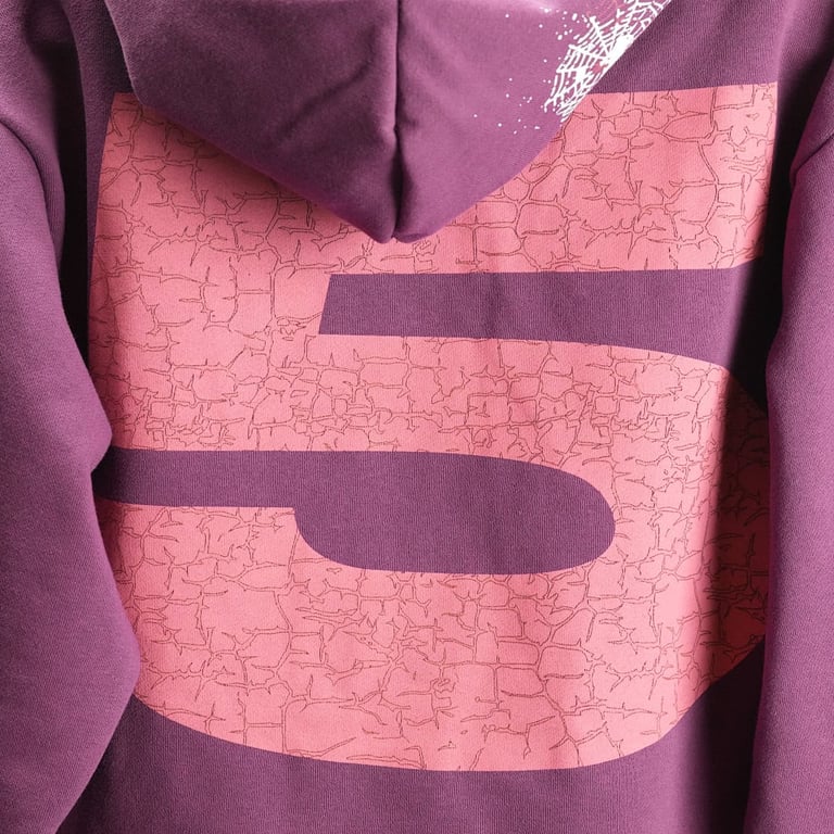 Sp5der Nocturnal Highway Hoodie Dark Purple - 24