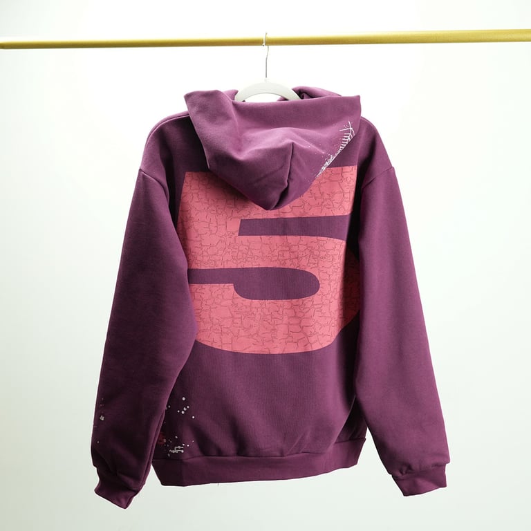 Sp5der Nocturnal Highway Hoodie Dark Purple - 28