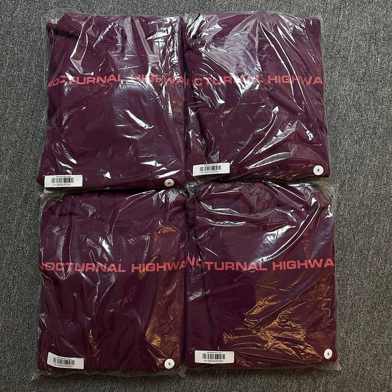 Sp5der Nocturnal Highway Hoodie Dark Purple - 29