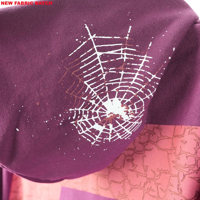 Sp5der Nocturnal Highway Hoodie Dark Purple - 37