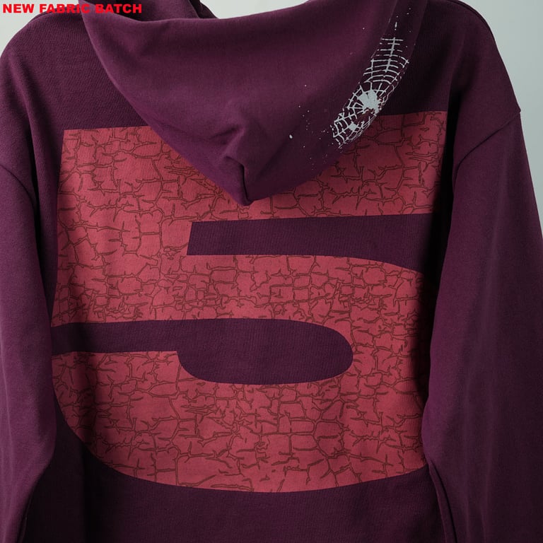 Sp5der Nocturnal Highway Hoodie Dark Purple - 40