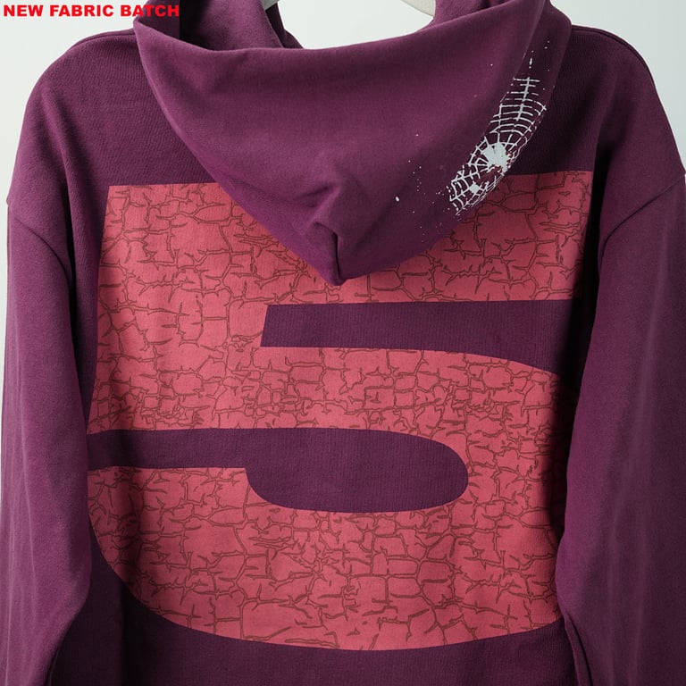 Sp5der Nocturnal Highway Hoodie Dark Purple - 41
