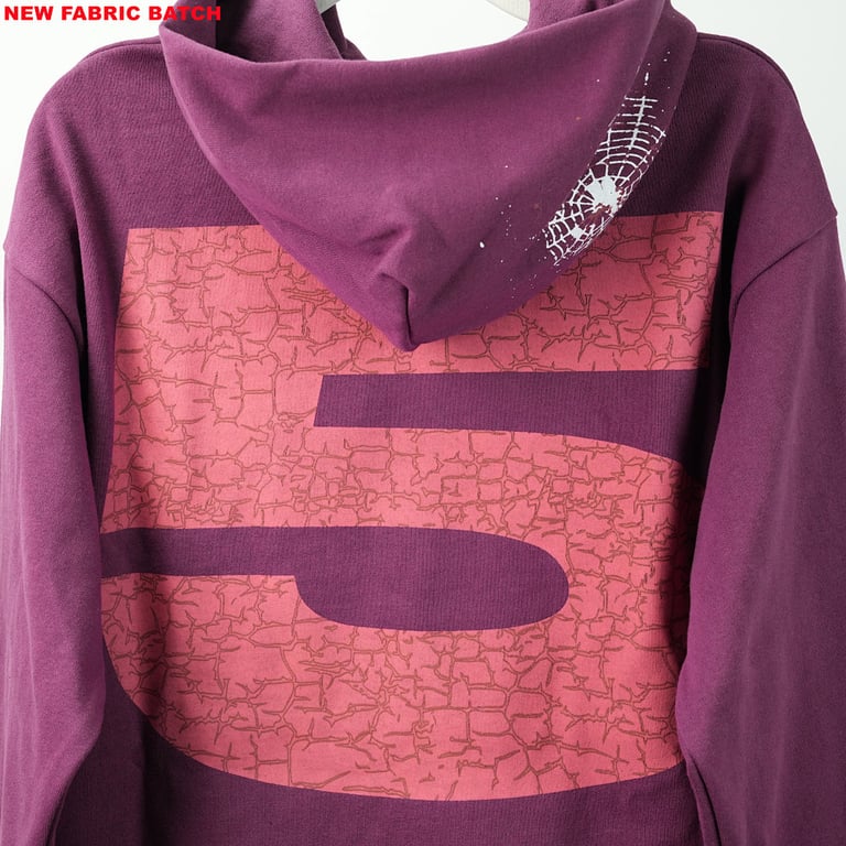 Sp5der Nocturnal Highway Hoodie Dark Purple - 42