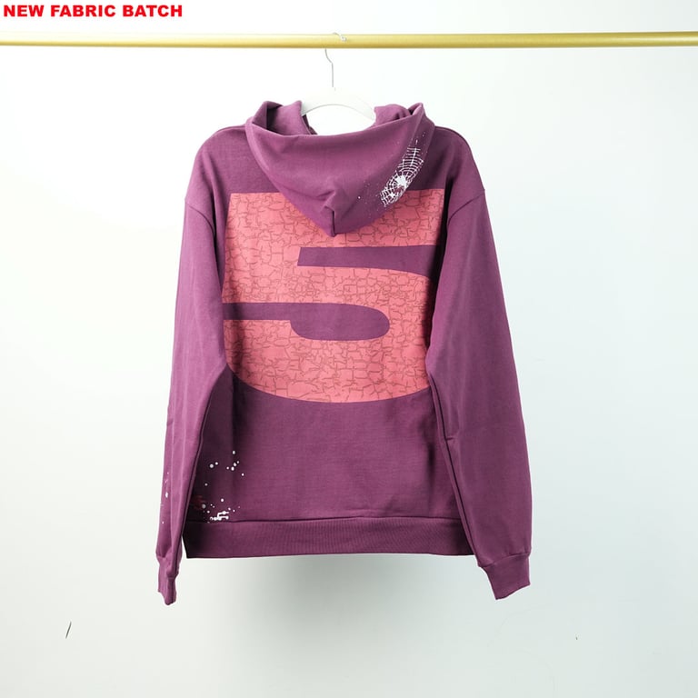 Sp5der Nocturnal Highway Hoodie Dark Purple - 43