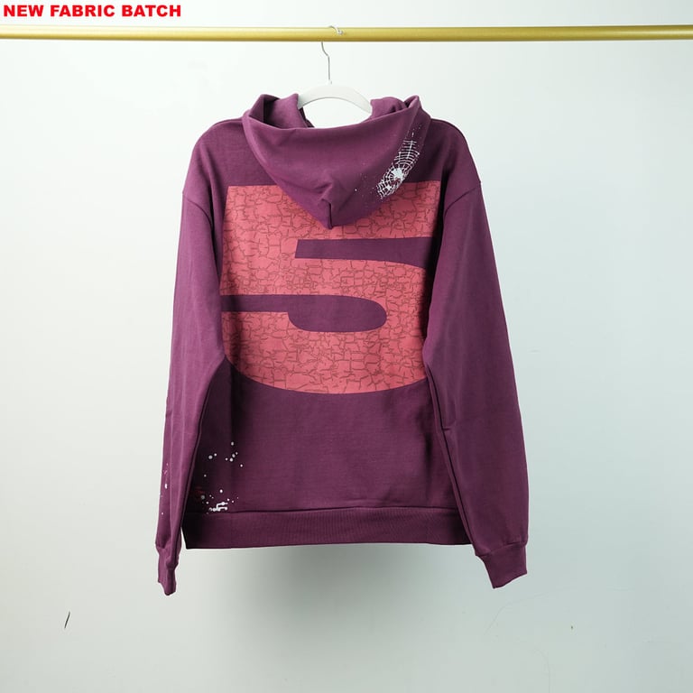 Sp5der Nocturnal Highway Hoodie Dark Purple - 44