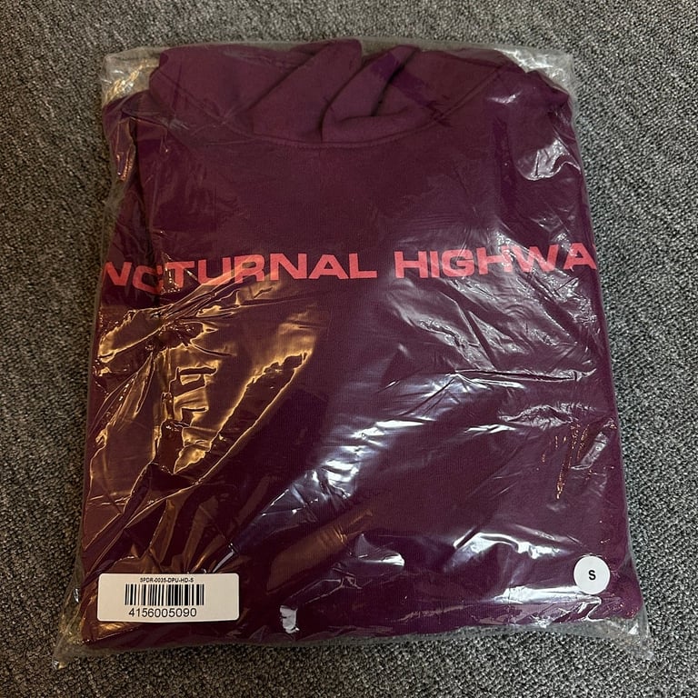 Sp5der Nocturnal Highway Hoodie Dark Purple - 6