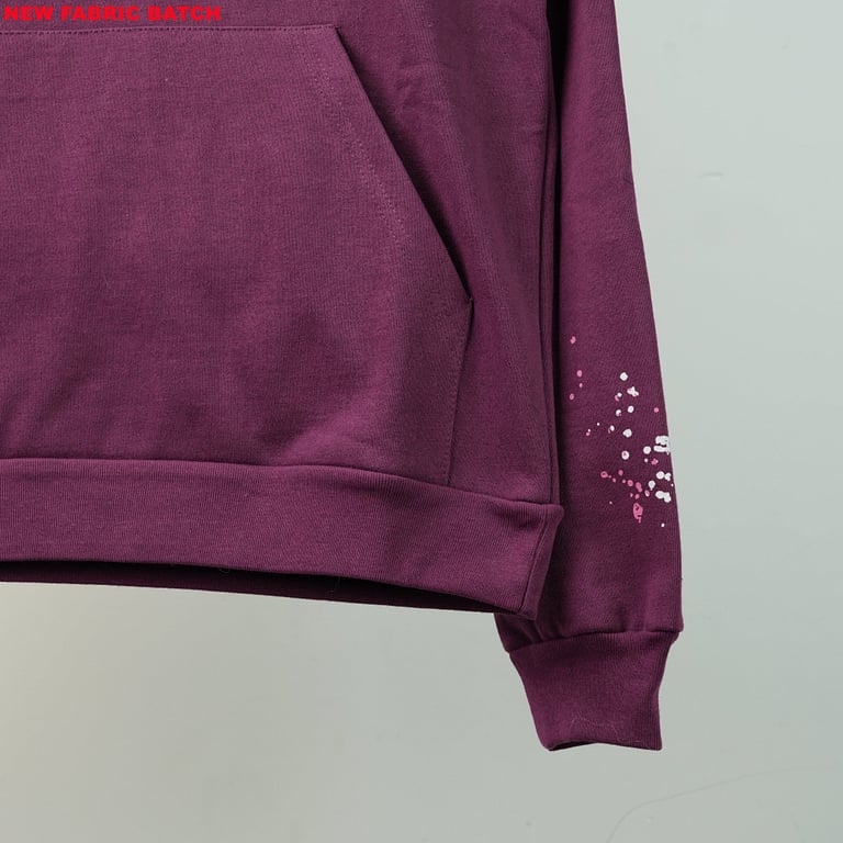 Sp5der Nocturnal Highway Hoodie Dark Purple - 51