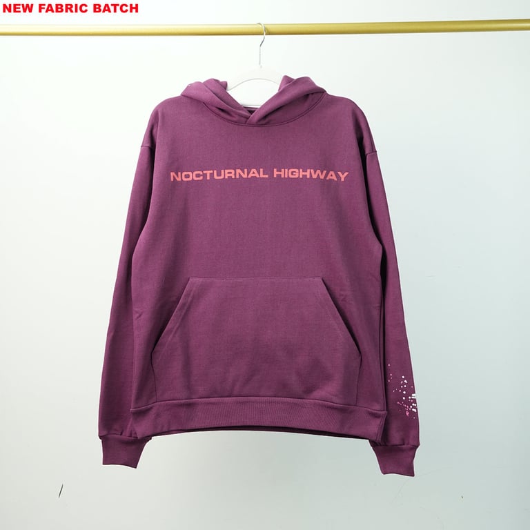Sp5der Nocturnal Highway Hoodie Dark Purple - 52