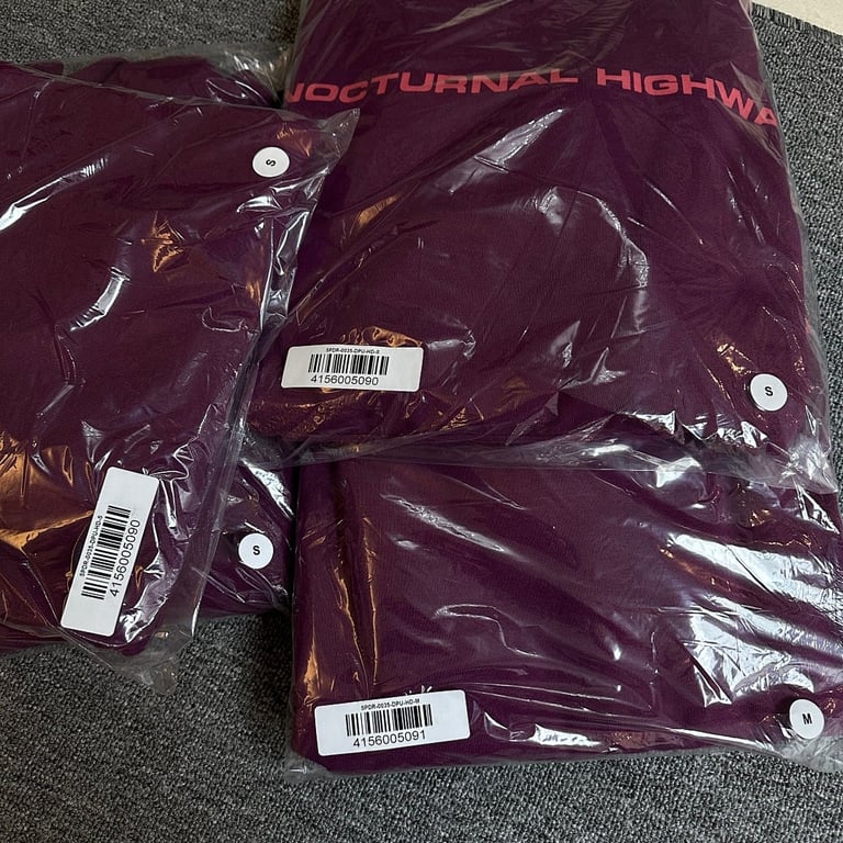 Sp5der Nocturnal Highway Hoodie Dark Purple - 68