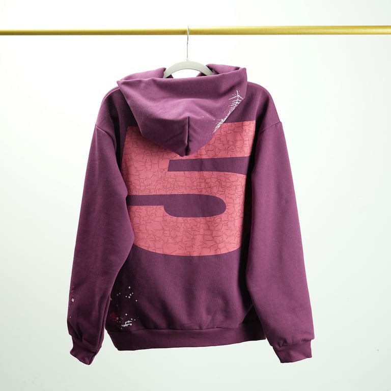 Sp5der Nocturnal Highway Hoodie Dark Purple - 8