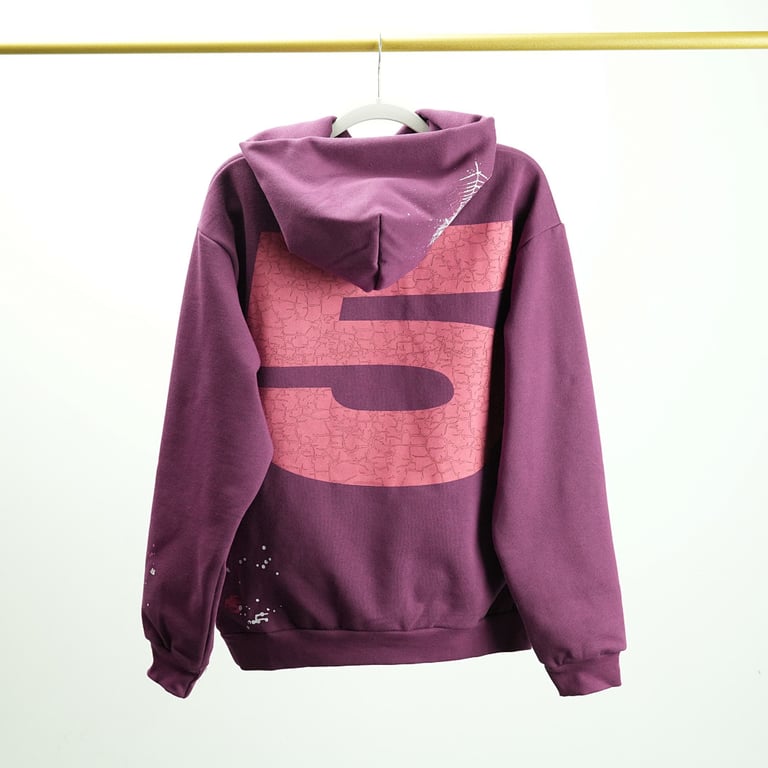 Sp5der Nocturnal Highway Hoodie Dark Purple - 9