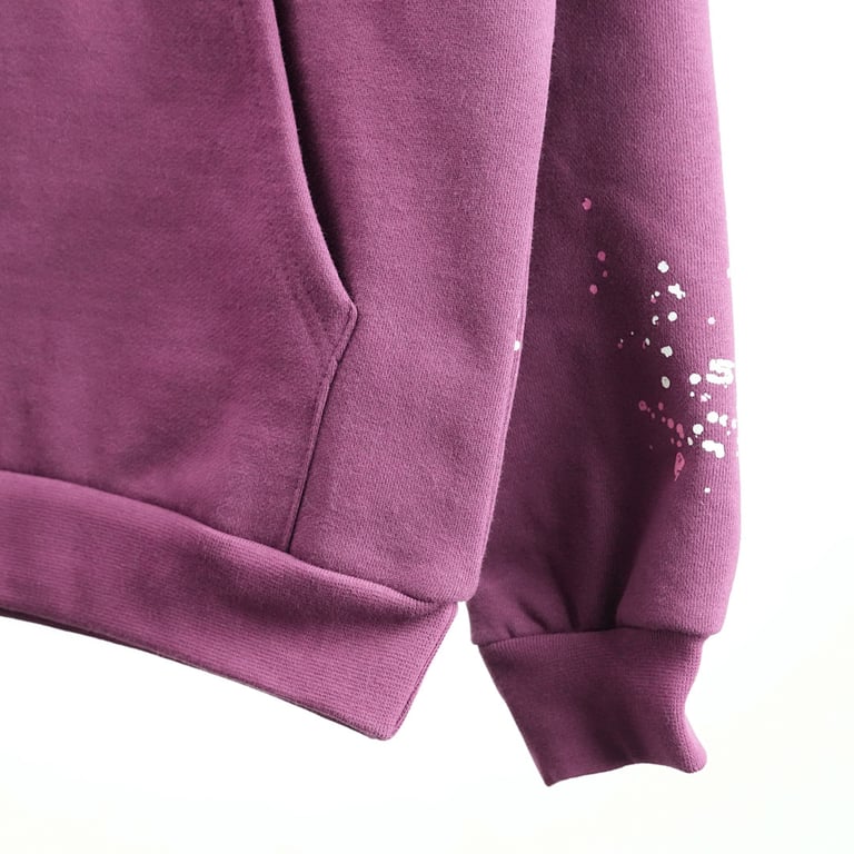 Sp5der Nocturnal Highway Hoodie Dark Purple - 10