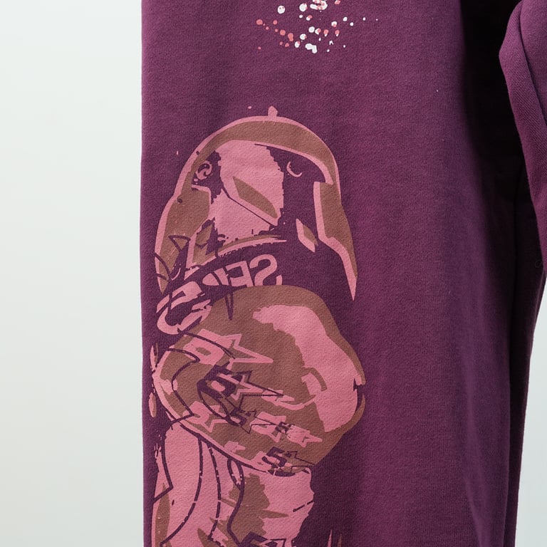 Sp5der Nocturnal Highway Sweatpant Dark Purple - 12